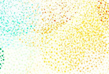 Kabarcıklı hafif çok renkli vektör arkaplanı. Bulanık yağmur damlaları olan soyut bir çizim. Marka kitabınız için yeni şablon.