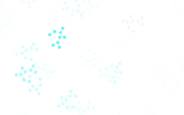 Hellrosa Blauer Vektorhintergrund Mit Formen Künstlicher Intelligenz Leuchtende Illustration Mit — Stockvektor