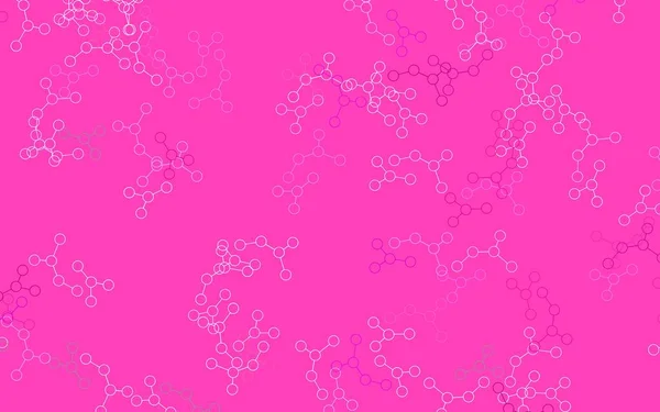 Світло Фіолетовий Векторний Візерунок Мережею Штучного Інтелекту Барвистий Дизайн Простому — стоковий вектор