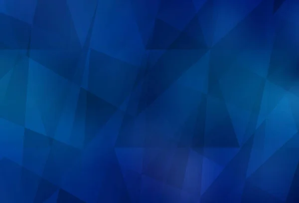 Світло Blue Векторний Абстрактний Мозаїчний Візерунок Креативна Геометрична Ілюстрація Стилі — стоковий вектор