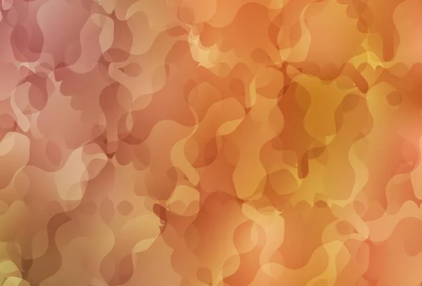 Светло Оранжевый Вектор Случайными Формами Простая Красочная Иллюстрация Абстрактными Градиентными — стоковый вектор