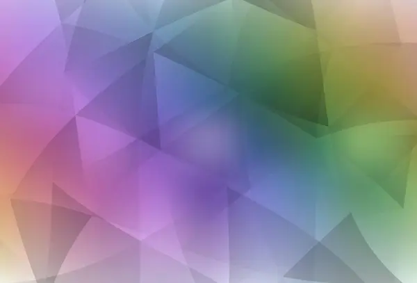 Leichtes Mehrfarbiges Vektorgradienten Dreiecksmuster Kreative Geometrische Illustration Origami Stil Mit — Stockvektor