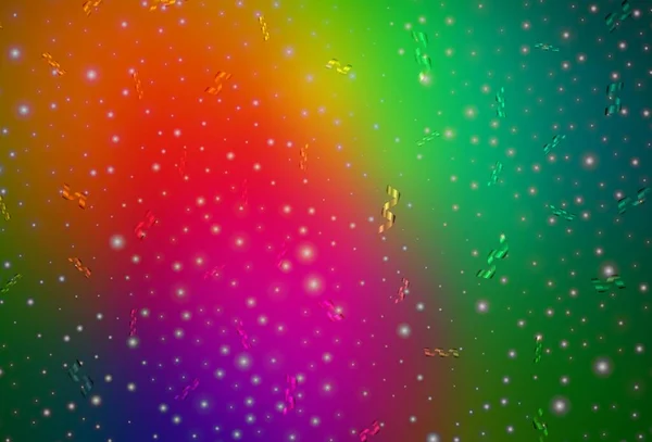 Donkere Multicolor Vector Achtergrond Xmas Stijl Moderne Abstracte Kerststemming Vormen — Stockvector