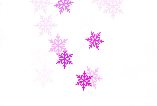 Светло Фиолетовая Розовая Текстура Цветными Снежинками Звездами Современная Геометрическая Абстрактная — стоковый вектор