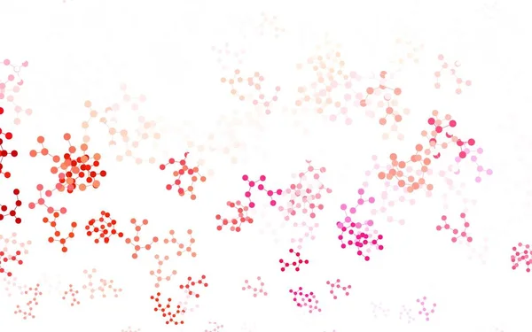 Light Pink Röd Vektor Bakgrund Med Artificiell Intelligens Data Färgglad — Stock vektor