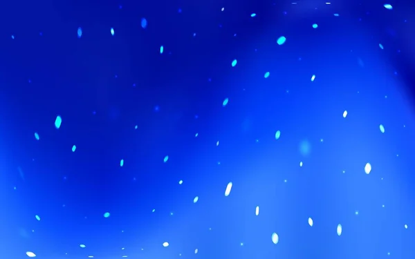 Agencement Vectoriel Bleu Clair Avec Des Flocons Neige Brillants Design — Image vectorielle