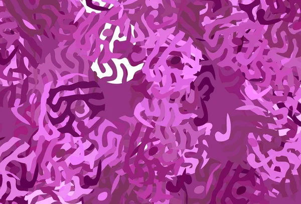 Světle Růžový Vektorový Obrazec Náhodnými Tvary Dekorativní Design Abstraktním Stylu — Stockový vektor