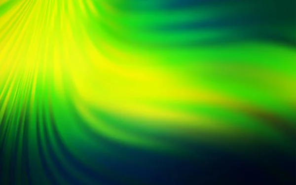 Tmavě Zelená Žlutý Vektor Lesklý Abstraktní Pozadí Abstraktní Barevná Ilustrace — Stockový vektor