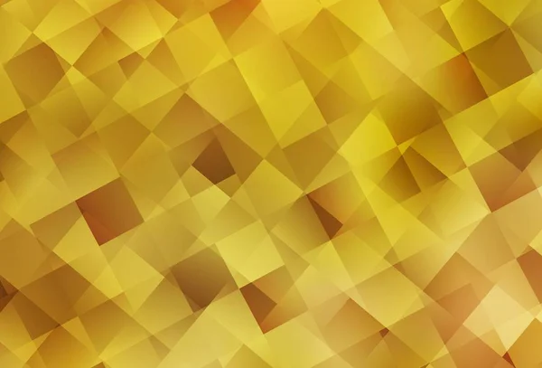 Patrón Vectorial Amarillo Oscuro Estilo Cuadrado Rectángulos Sobre Fondo Abstracto — Vector de stock