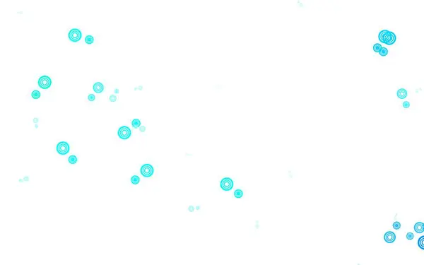 Ανοιχτό Πράσινο Διανυσματικό Μοτίβο Σφαίρες Όμορφη Έγχρωμη Απεικόνιση Θολή Κύκλους — Διανυσματικό Αρχείο