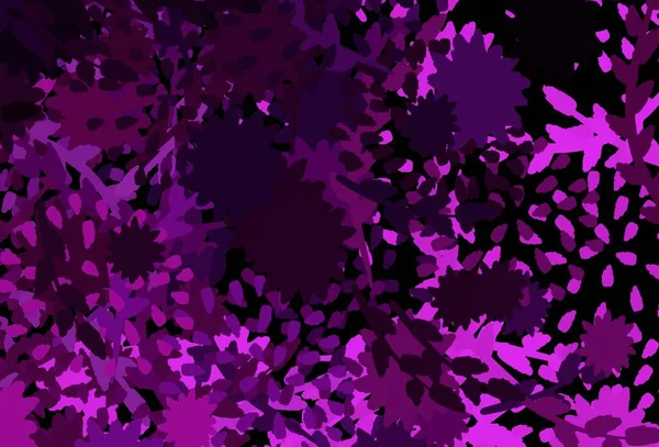 Textura Vetorial Rosa Escura Com Formas Abstratas Formas Caóticas Coloridas — Vetor de Stock