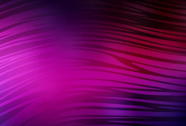 Diseño Vectorial Color Rosa Oscuro Con Líneas Iris Ilustración Abstracta — Vector de stock