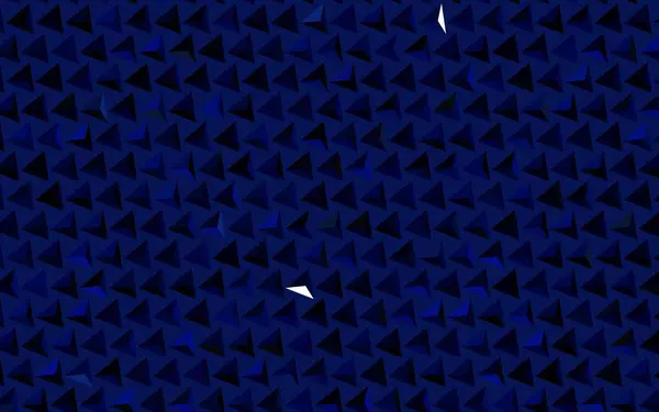 Σκούρο Μπλε Διανυσματικό Μοτίβο Πολυγωνικό Στυλ Όμορφη Απεικόνιση Τρίγωνα Στυλ — Διανυσματικό Αρχείο