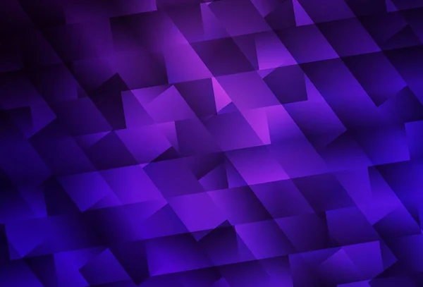 Fondo Vectorial Morado Oscuro Estilo Poligonal Ilustración Con Conjunto Rectángulos — Vector de stock