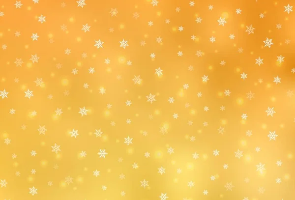 Світло Жовтий Векторний Візерунок Різдвяному Стилі Барвистий Дизайн Різдвяному Стилі — стоковий вектор