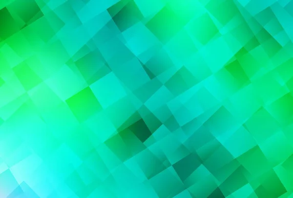 Ljusgrön Vektor Struktur Rektangulär Stil Vacker Illustration Med Rektanglar Och — Stock vektor