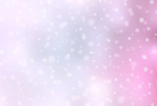 浅色粉色矢量布局为新年风格 具有渐变的圣诞风格的彩色设计 小册子 教育传单的分发方式 — 图库矢量图片
