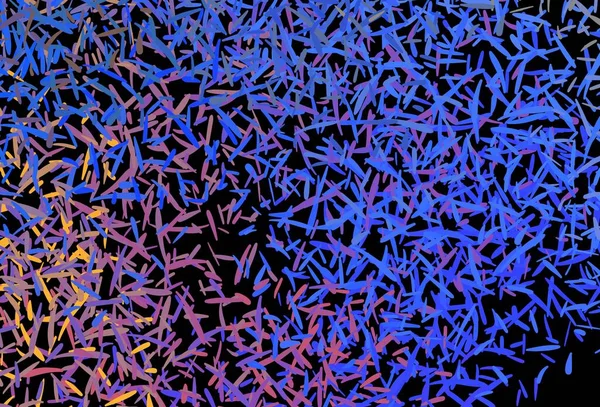 Темный Многоцветный Векторный Фон Резкими Полосами Современная Геометрическая Абстрактная Иллюстрация — стоковый вектор