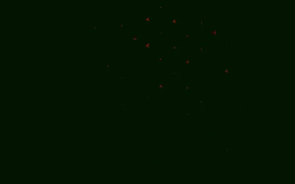 Темно Зелений Червоний Векторний Візерунок Полігональним Стилем Абстрактне Градієнтне Зображення — стоковий вектор