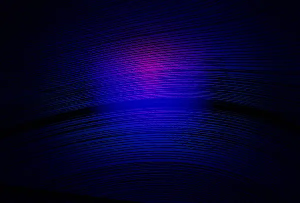 Dunkelrosa Blaues Vektormuster Mit Geschwungenen Linien Glitzernde Abstrakte Illustration Mit — Stockvektor