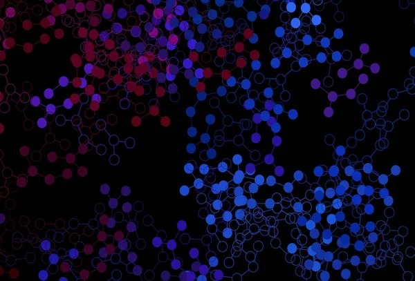 Σκούρο Μπλε Κόκκινο Διανυσματικό Υπόβαθρο Μορφές Τεχνητής Νοημοσύνης Χρωματιστή Δομή — Διανυσματικό Αρχείο