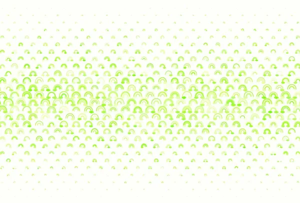 Світло Зелений Векторний Візерунок Елементами Веселки Барвистий Дизайн Абстрактному Стилі — стоковий вектор