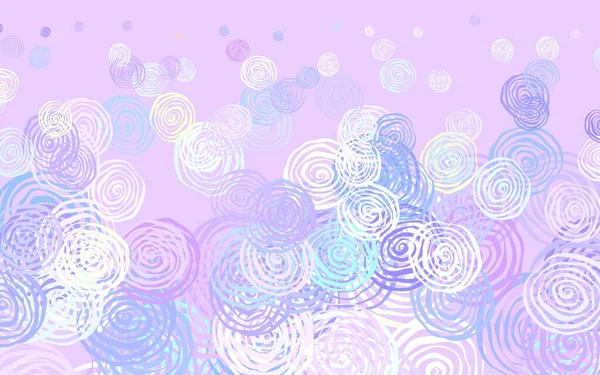 Luz Vetor Multicolor Fundo Abstrato Com Rosas Flores Com Gradiente — Vetor de Stock