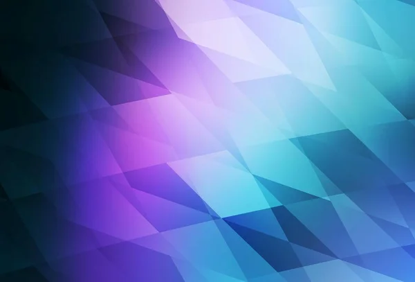 Rose Foncé Fond Vectoriel Bleu Dans Style Polygonal Illustration Abstraite — Image vectorielle