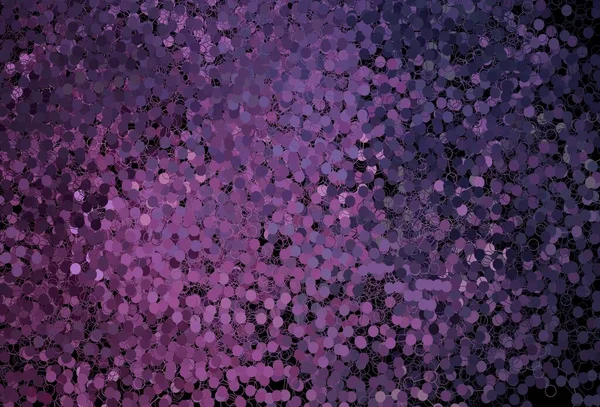 Dunkelrosa Vektorhintergrund Mit Flecken Illustration Mit Einer Reihe Leuchtender Farbenfroher — Stockvektor