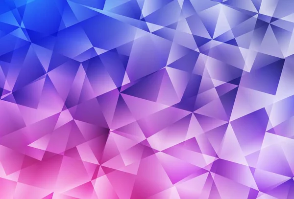 Светло Фиолетовый Розовый Векторный Многоугольный Узор Красочная Иллюстрация Многоугольном Стиле — стоковый вектор