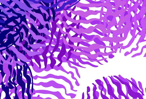Світло Фіолетовий Рожевий Векторний Фон Вигнутими Лініями Яскраві Барвисті Ілюстрації — стоковий вектор