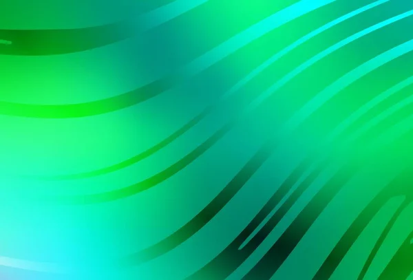Hellgrüner Vektor Glänzender Abstrakter Hintergrund Bunte Abstrakte Illustration Mit Farbverlauf — Stockvektor