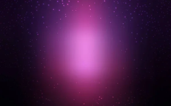 Plantilla Vectorial Dark Pink Con Estrellas Espaciales Ilustración Abstracta Brillante — Archivo Imágenes Vectoriales