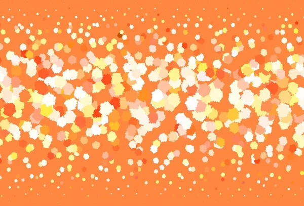 Light Orange Vector Pattern Random Forms Modern Abstract Illustration Colorful — Stock Vector