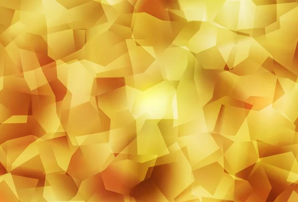 Vector Amarillo Oscuro Fondo Abstracto Del Mosaico Ilustración Colores Brillantes — Archivo Imágenes Vectoriales