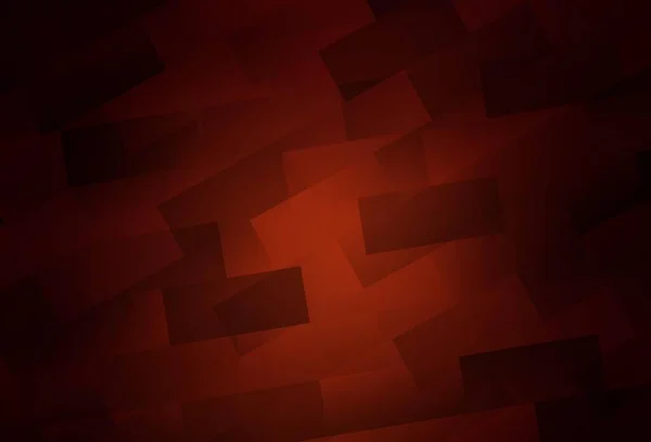Темно Червона Векторна Текстура Прямокутному Стилі Блискуча Абстрактна Ілюстрація Прямокутними — стоковий вектор