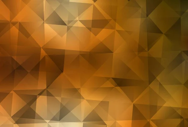 ライトオレンジベクトル抽象多角形テンプレート グラデーションの多角形のカラフルなイラスト ブランドブックの新しいテンプレート — ストックベクタ
