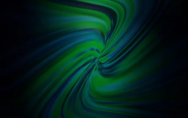 Vector Verde Oscuro Fondo Borroso Colorido Ilustración Abstracta Colorida Con — Vector de stock