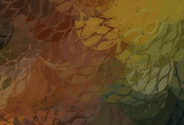 Vert Clair Fond Vectoriel Jaune Avec Des Formes Abstraites Illustration — Image vectorielle