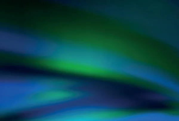 ダークブルー グリーンベクトル光沢のある抽象的なレイアウト グラデーションのエレガントな明るいイラスト あなたの仕事のためのスマートデザイン — ストックベクタ