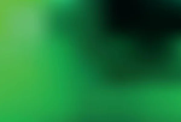 Verde Oscuro Vector Difuminado Brillo Fondo Abstracto Ilustración Colorida Estilo — Vector de stock