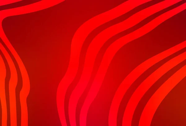 Modèle Vectoriel Rouge Clair Avec Lignes Rondes Échantillon Géométrique Coloré — Image vectorielle