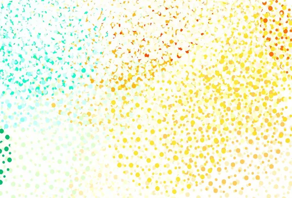 Světlo Multicolor Vektorové Pozadí Bublinami Třpytivé Abstraktní Ilustrace Rozmazanými Kapkami — Stockový vektor