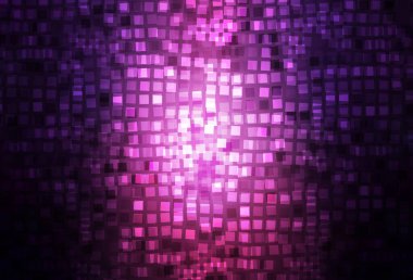 Çizgileri, dikdörtgenleri olan koyu pembe vektör düzeni. Renkli dikdörtgenleri olan bir resim. Reklamınız, posteriniz, afişiniz için en iyi tasarım.