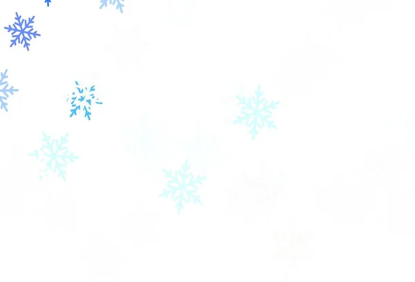 Светлый Векторный Фон Хмельными Снежинками Звездами Блестящая Красочная Иллюстрация Градиентными — стоковый вектор