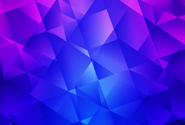 Rose Pâle Fond Polygonal Vecteur Bleu Une Toute Nouvelle Illustration — Image vectorielle