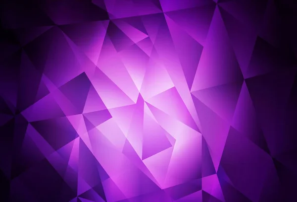 Patrón Triángulos Gradiente Vectorial Púrpura Oscuro Elegante Ilustración Poligonal Brillante — Vector de stock