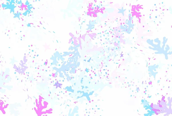 Violet Clair Motif Vectoriel Rose Avec Des Formes Aléatoires Illustration — Image vectorielle
