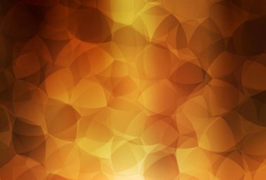 Koyu turuncu vektör çokgen arkaplan. Çokgen soyut çizim ve gradyan. İşiniz için en iyi üçgen tasarım.