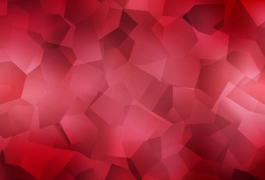 Rastgele şekilli açık kırmızı vektör deseni. Renkli rastgele şekillerle modern soyut illüstrasyon. Web siteniz için basit tasarım.